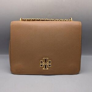Tory Burch Tan Leather Shoulder Bag